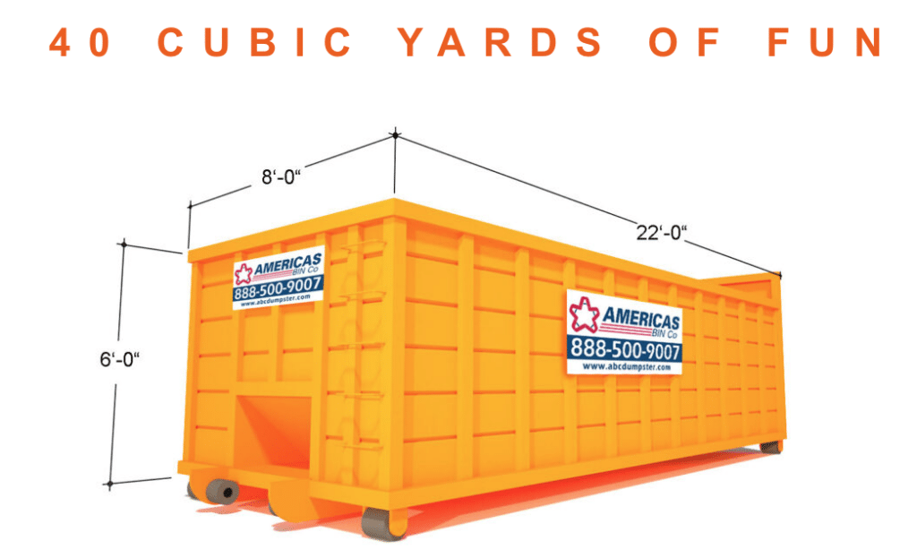 fall clean up with a dumpster rental ABC Dumpster